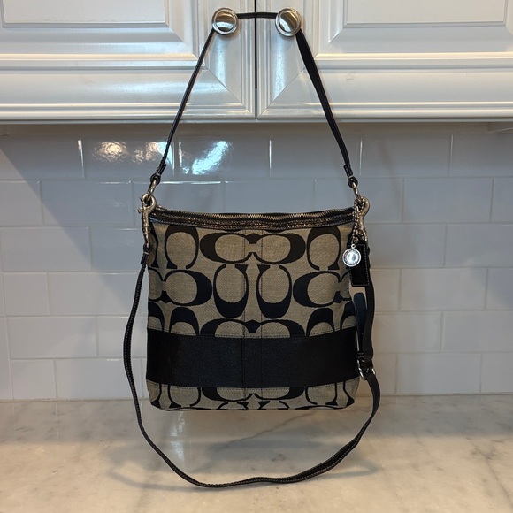 Coach Y2K Signature Logo Stripe File Swing Pack Crossbody Bag - Picture 1 of 15